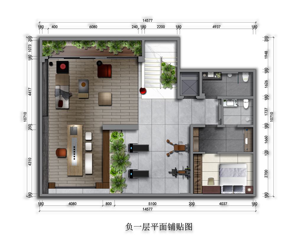450m²别墅现代生活的追求