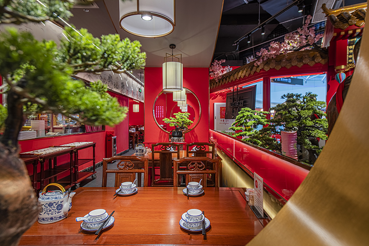 京味张北京烤鸭粤港澳大湾区之最连锁餐饮空间设计