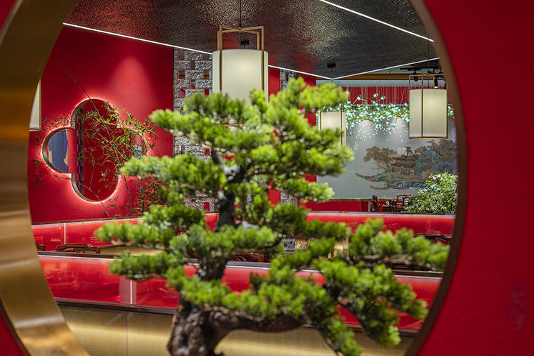 京味张北京烤鸭粤港澳大湾区之最连锁餐饮空间设计